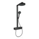 hansgrohe Set de douche Rainfinity avec thermostat, pomme de douche 250 mm, noir mat-1
