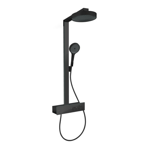 hansgrohe Set de douche Rainfinity avec thermostat, pomme de douche 250 mm, noir mat