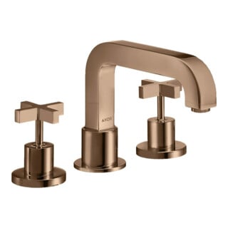 hansgrohe Set de montage Axor Citterio 3-L-BW, avec poignée croix, or rouge poli