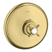 hansgrohe Set de montage Axor Montreux UP-THM, avec poignée croix, laiton brossé