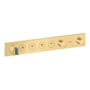 hansgrohe Set de montage Axor Select mitigeur thermostatique encastré, 4 sorties, or brossé optique