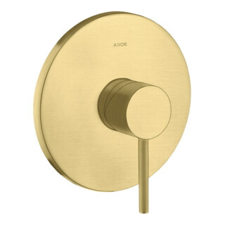 hansgrohe Set de montage Axor Starck encastré, avec poignée à broche, 1 voie, blanc mat