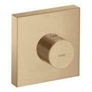 hansgrohe Set de montage Axor Starck thermostatique encastré, carré, bronze brossé