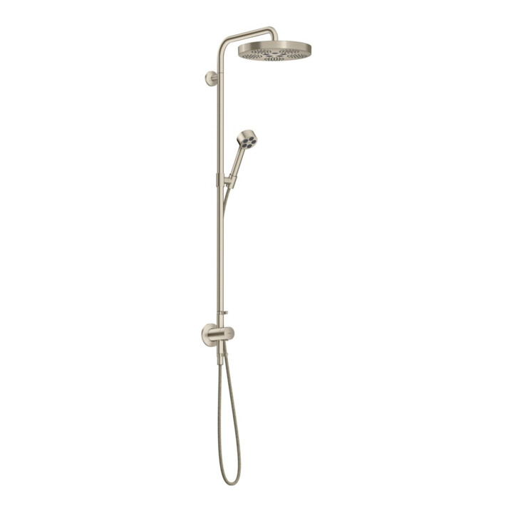 hansgrohe Set de montage complet Axor One UP-Showerpipe 1j Eco 8 l/m nickel brossé