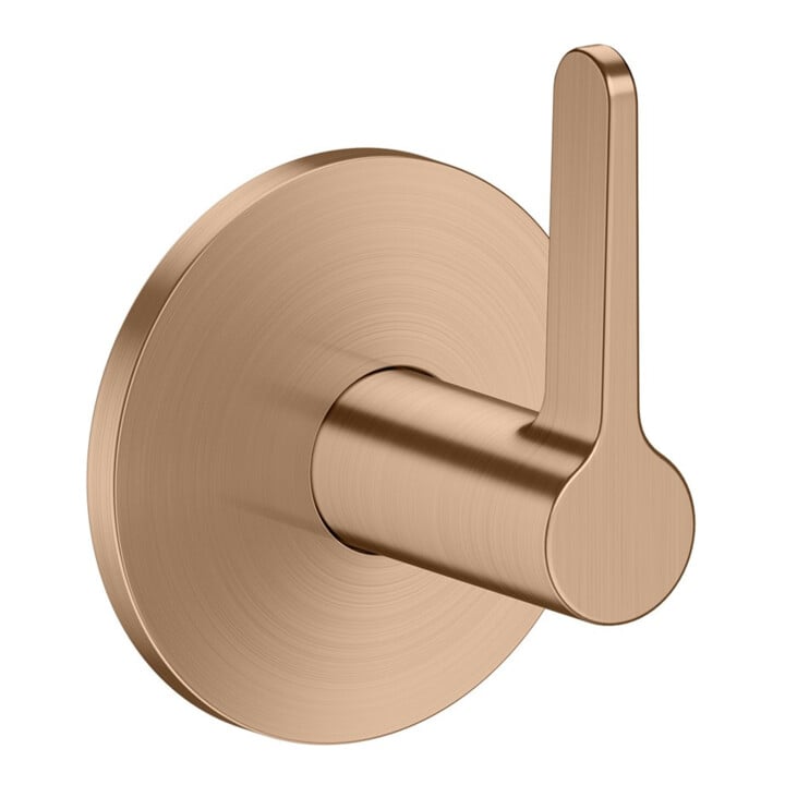 hansgrohe Set de montage complet Axor One vanne d'arrêt encastrée brossée avec levier
