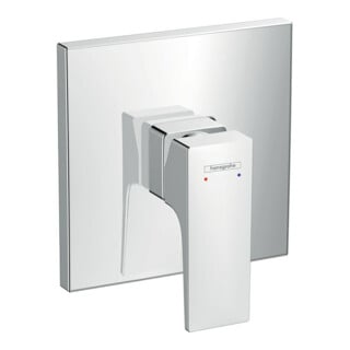 hansgrohe Set de montage complet Metropol Mitigeur encastré avec douchette, levier, 1 usage, chrome