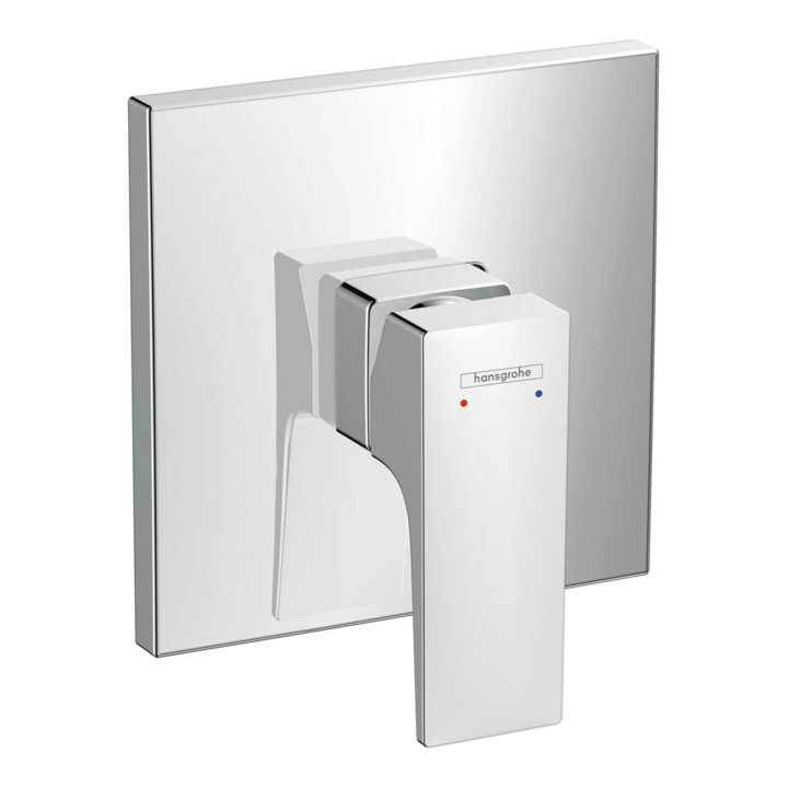 hansgrohe Set de montage complet Metropol Mitigeur encastré avec douchette, levier, 1 usage, chrome
