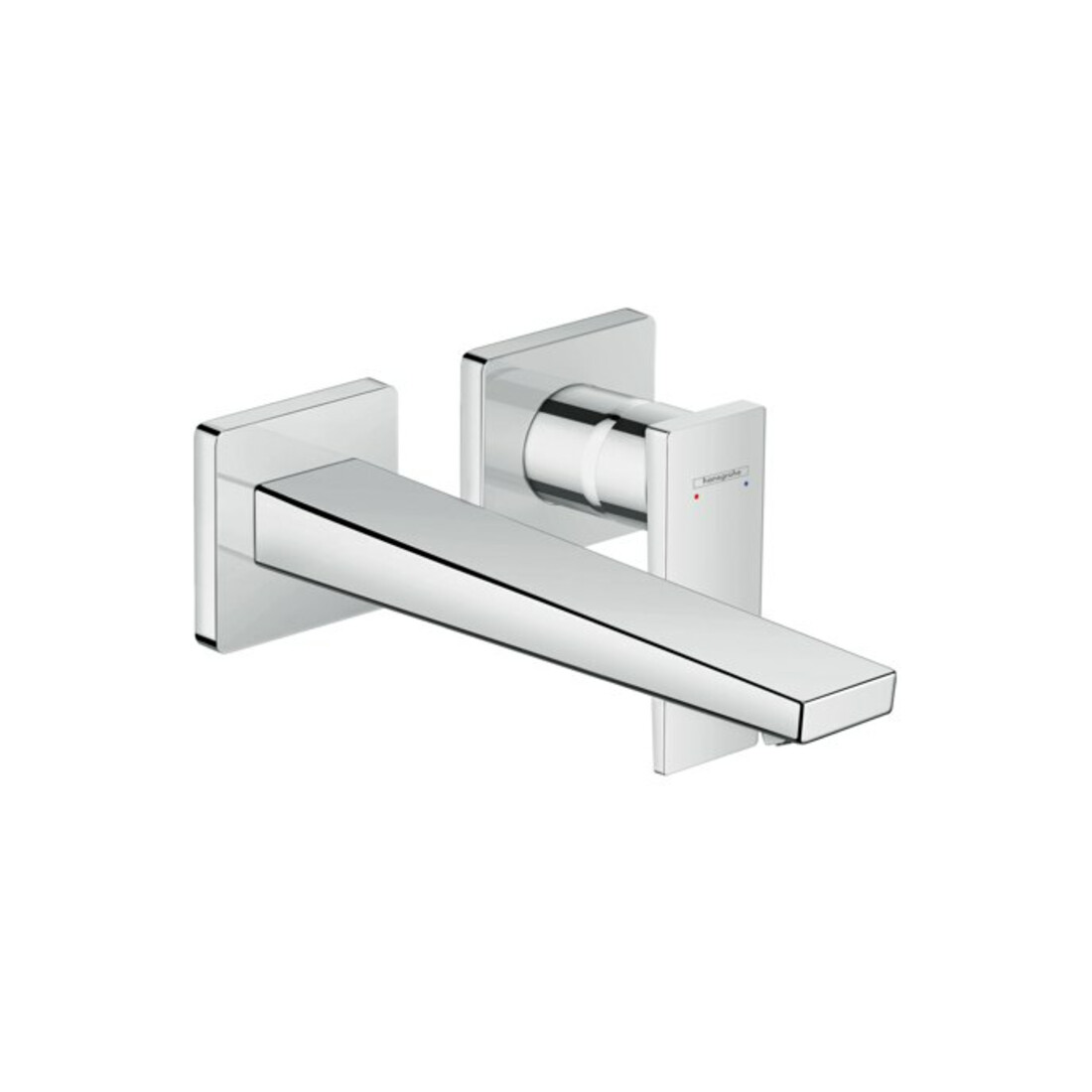 hansgrohe Set de montage complet Metropol Mitigeur lavabo encastré, levier, bec 225 mm, chrome