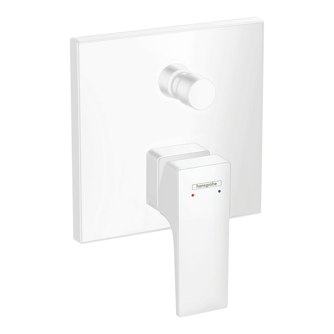 hansgrohe Set de montage complet Mitigeur baignoire encastré Metropol, levier, blanc mat