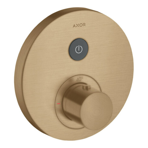 hansgrohe Set de montage complet ShowerSelect UP-THM, 1 sortie, rond, bronze brossé
