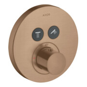 hansgrohe Set de montage complet ShowerSelect UP-THM, 2 sorties, rond, or rouge brossé