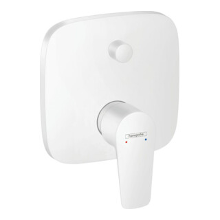 hansgrohe Set de montage complet Talis E Mitigeur baignoire encastré, blanc mat