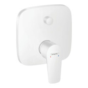 hansgrohe Set de montage complet Talis E Mitigeur baignoire encastré, blanc mat