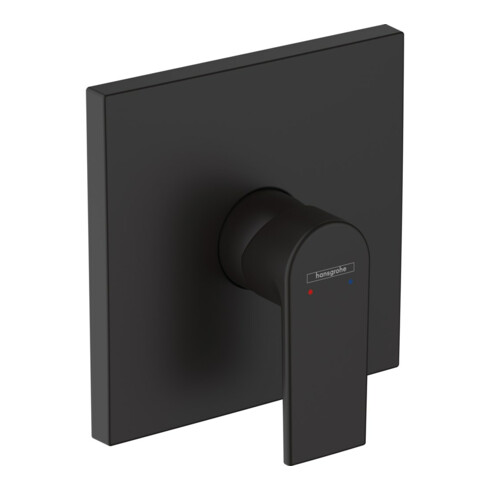 hansgrohe Set de montage complet Vernis Shape Mitigeur monocommande douchette, 1 sortie, noir mat