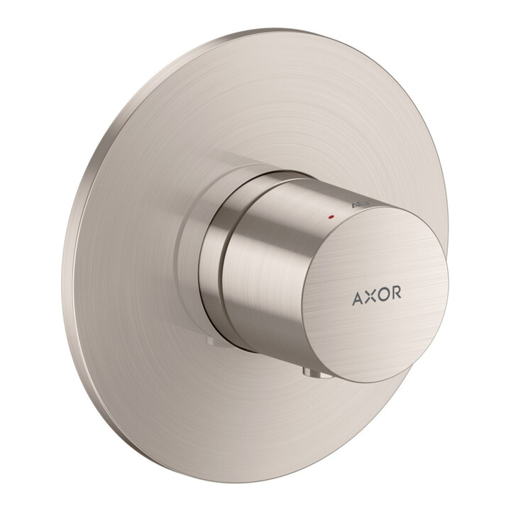 hansgrohe Set de montage fini Thermostat encastré Axor One finition acier inoxydable