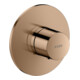 hansgrohe Set de montage prêt à poser thermostat encastré Axor One or rouge poli