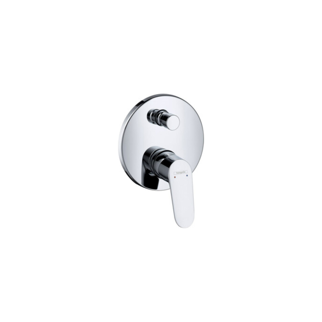 hansgrohe Set de montage prêt Focus mitigeur baignoire encastré, chrome