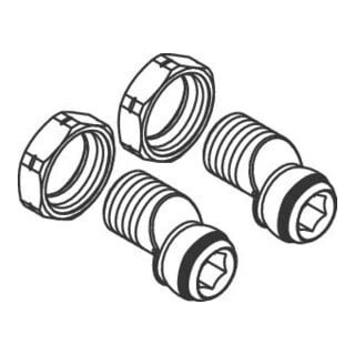 hansgrohe Set de raccord sphérique S Axor pour combinaison de douche