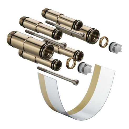 hansgrohe Set de rallonge Axor One 25 mm, pour mitigeur thermostatique encastré, chrome