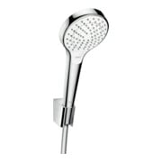 hansgrohe Set support de douche Croma Sel. S Vario 1600 mm flexible de douche, blanc/chrome-1