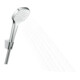 hansgrohe Set support de douche Croma Select E 1250 mm, flexible, 1 jet, blanc/chrome