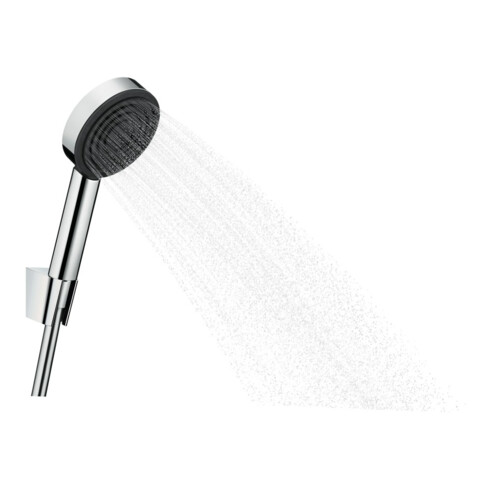 hansgrohe Set support de douche Pulsify S 105 1250mm, flexible de douche, 1 jet, chrome