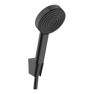 hansgrohe Set support de douche Pulsify S EcoSm.+ 105 mm, 1 jet, noir mat