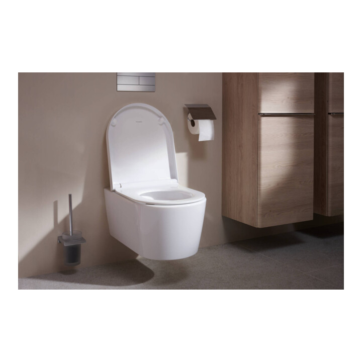 hansgrohe Set WC mural EluPura S blanc, 540 mm, Slim, chasse AquaHelix