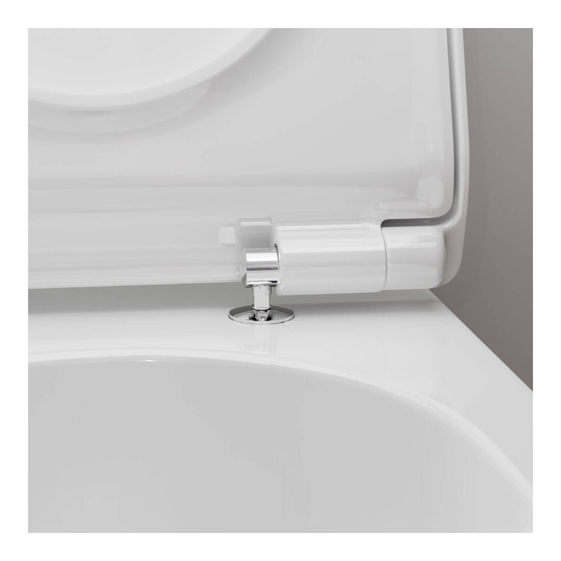 hansgrohe Set WC mural EluPura S blanc, 540 mm, Slim, chasse AquaHelix