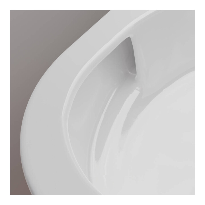 hansgrohe Set WC mural EluPura S blanc, 540 mm, Slim, chasse AquaHelix
