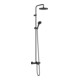 hansgrohe Showerpipe 240 Vernis Blend avec thermostat baignoire, 1 jet, noir mat-4