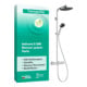 hansgrohe Showerpipe ACT S 1j Thermostat EcoSmart+ 5,8 l/min chrom