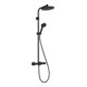 hansgrohe Showerpipe ACT S 1j Thermostat EcoSmart 8 l/m mattschwarz