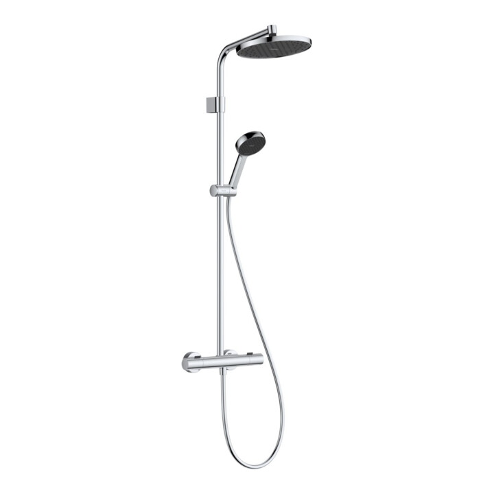 hansgrohe Showerpipe ACT S 1j Thermostat EcoSmart 8 l/min chrom