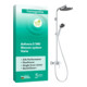 hansgrohe Showerpipe ACT S 240 1j EcoSmart 8 l/min chrom