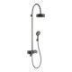 hansgrohe Showerpipe Axor Citterio brush. bla vc, m EHM, Kopfbrause, 180mm, 1j-1