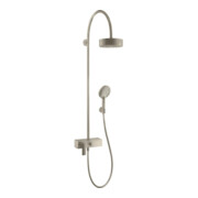 hansgrohe Showerpipe Axor Citterio brush. ni., m EHM, Kopfbrause, 180mm, 1jet