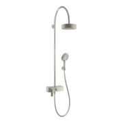hansgrohe Showerpipe Axor Citterio Edelstahl-Optik, m EHM, Kopfbrause, 180mm, 1j