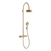 hansgrohe Showerpipe Axor Citterio m TH, Kopfbrause, 180mm, 1j, brush. bron