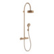 hansgrohe Showerpipe Axor Citterio m TH, Kopfbrause, 180mm, 1j, brush. r gol-1