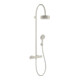 hansgrohe Showerpipe Axor Citterio m TH, Kopfbrause, 180mm, 1j, Edelstahl-Optik-1
