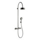 hansgrohe Showerpipe Axor Citterio m TH, Kopfbrause, 180mm, 1j, pol. bla vc-1