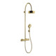 hansgrohe Showerpipe Axor Citterio m TH, Kopfbrause, 180mm, 1j, pol. gol opt-1