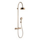 hansgrohe Showerpipe Axor Citterio m Thermostat, Kopfbrause, 180mm, 1j, pol. r gol-1