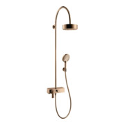 hansgrohe Showerpipe Axor Citterio polie r gol, avec EHM, douche de tête 180 mm, 1 jet