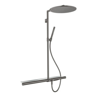 hansgrohe Showerpipe Axor m TH 800, KB 350 mm, 1 an, brossé bleu vc