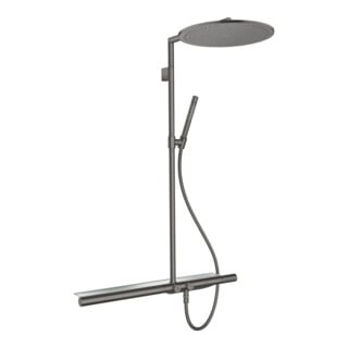 hansgrohe Showerpipe Axor m TH 800, KB 350mm, 1j, brush. bla vc