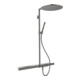 hansgrohe Showerpipe Axor m TH 800, KB 350mm, 1j, brush. bla vc-1