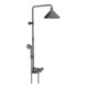 hansgrohe Showerpipe Axor m TH, KB, 240mm, 2jet, brush. bla vc-1