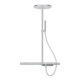 hansgrohe Showerpipe Axor m Thermostat 800, Kopfbrause 350mm, 1jet, chrom-3